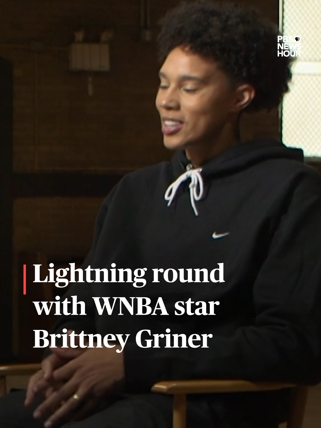 In one of only three television interviews since her release from Russian detention, WNBA star Brittney Griner spoke to PBS NewsHour co-anchor Amna Nawaz. Griner was detained for nearly 10 months in Russia after medically-prescribed vape cartridges containing less than a gram of cannabis oil were found in her bags. In a wide-ranging interview with the NewsHour, Griner spoke about her detention and life after release, but also took a brief moment to share some of her favorite things-- from TV shows to candy. #brittneygriner #griner #russianprison #brittneygrinerwnba #WNBA #pbsnews #newshour #pbsnewshour #amnanawaz #russiandetention #cannabisoil