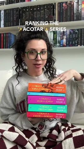 My personal ranking of the ACOTAR series… dont come for me. #acotar #sjmaas #acotarseries #BookTok 