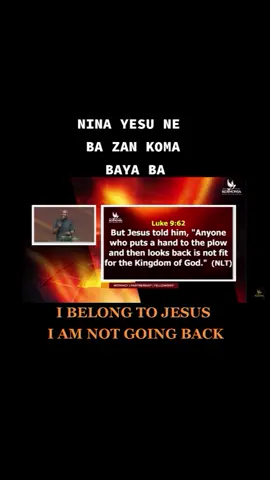 Nina Yesu ne, ba zan koma baya ba... #Koinonia #ApostleJoshuaSelman #AJS #SoldOutToJesus