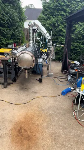 Mark 4.5 VACUUM Pyrolysis Reactor! #Science #education #naturejab #fyp #viral #gas #cars 