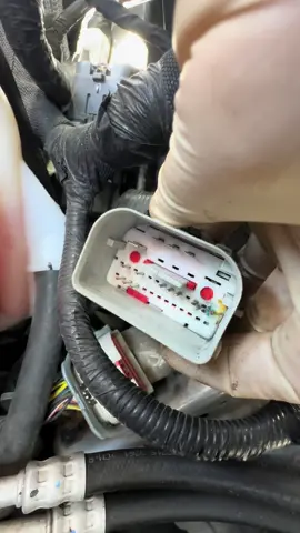 I couldnt turn the key off to get the dinging to stop 😂 #jeep #transmission #controlmodule #grandcherokee #wiring