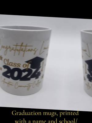 Personalised 2024 Graduation mug, a perfect gift for someone leaving school/college or university 🌟 #graduation #graduation2024 #school #college #university #2024 