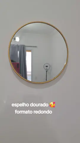 #espelho #redondo #circulo #dourado #casa 