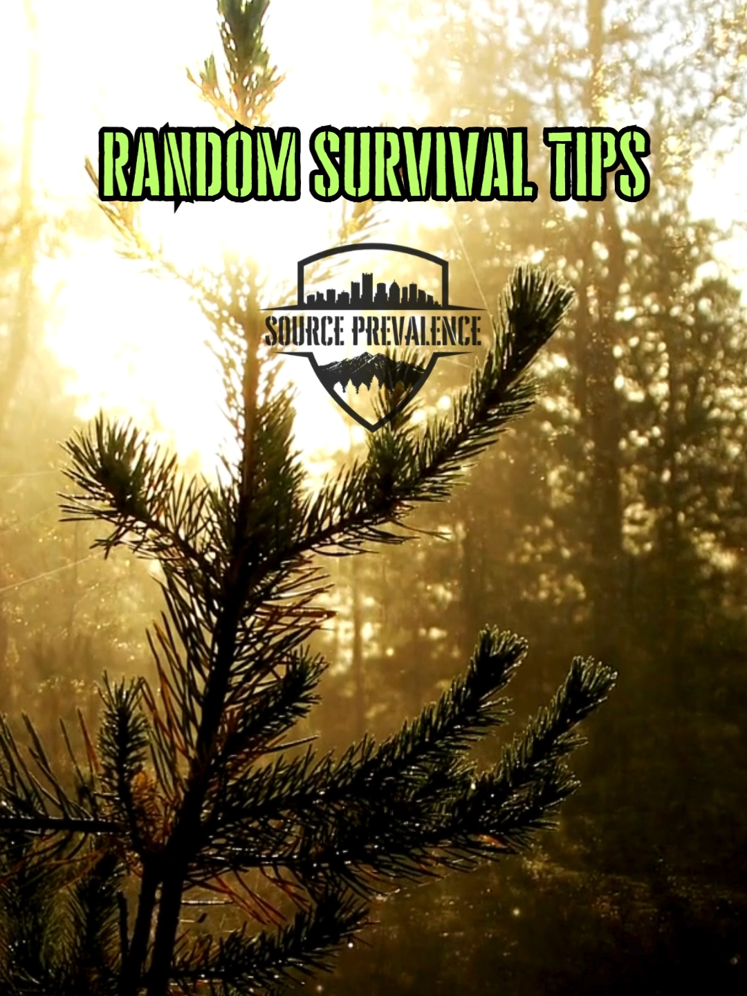 Random Survival Tips #survivaltips #survival #survivalskills #outdoor #sourceprevalence