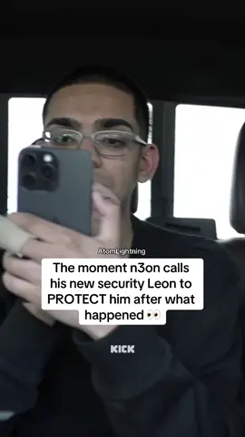 The moment n3on calls his new security Leon to PROTECT him after what happened 👀 #n3on #n3onclips #viral #trending #xyzbca @N3on 