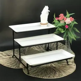 Royal Dine Rectangular Serving Plate Set The must have in your table top. Perfect for everyday use and any occassion. #3TierRack #RoyalDine #budolfinds #fypシ゚ #fypシ゚viral