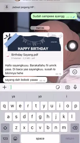 Masyaallah terimakasih sayangg🤍 @u'rgirll #fyp #birthday