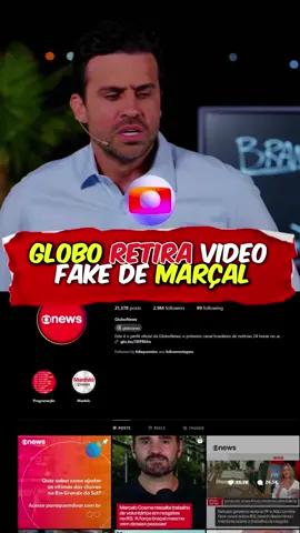 Globo Não Aguenta Pressão e Retira Video de Pablo Marçal!! #polemica #globonews #post #fofoca #agora #urgente #video #corte