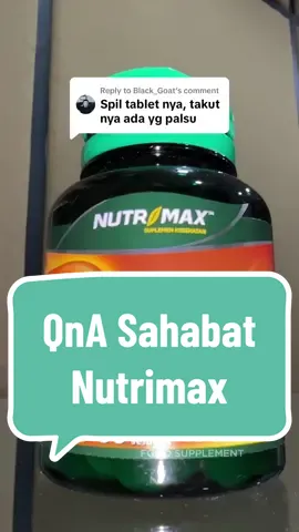 Replying to @Black_Goat ini dia tablet Nutrimax B Complex✨ #nutrimax #nutrimaxindonesia #nutrimaxisquality #bcomplex #anxiety 