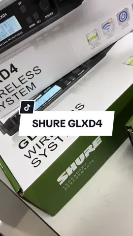 WIRELESS MICROPHONE SHURE GLXD4 🤩🎤  #shuremic #wirelessmic #fyp 