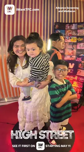 Ms. Dimples Romana together with her fam! 😍 Abangan siya bilang si Tori sa #highstreet See it first 48 HOURS IN ADVANCE starting May 11, Saturday on iWantTFC!  #highstreetoniwanttfc #highstreetdomination #seniorhigh #dimplesromana 