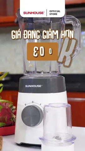 Tiết kiệm thời gian, tiết kiệm công sức! Xay nhuyễn mọi nguyên liệu dễ dàng với máy xay sinh tố đa năng nhà Sunhouse 😃 #sinhto #khoedepmoingay #dinhduong #mayxaydanang#mayxaydanangealthytips #tiktok 
