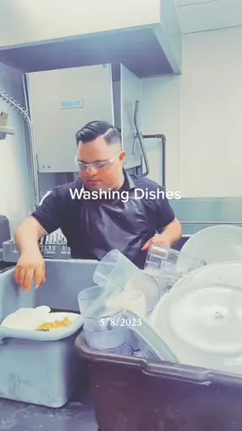 #onthisday 1 yr ago matt washing dishes at his second job. Fingers crossed he gets good news from doctor tomorrow & returns to Work. #downsyndrome #work #goodtimes #wholesome #fyp