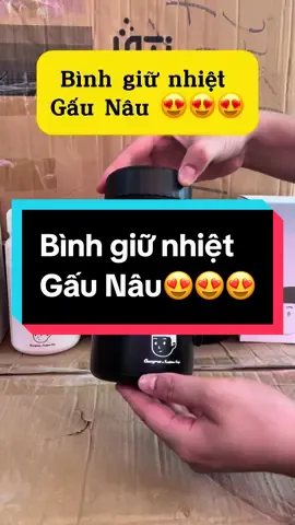 #capcut  bình fashion cup Gấu Nâu cute siêu hoat cho cả nhà 😍😍😍#binhnuocgiunhiet #giadungtienich #binhnuoc 