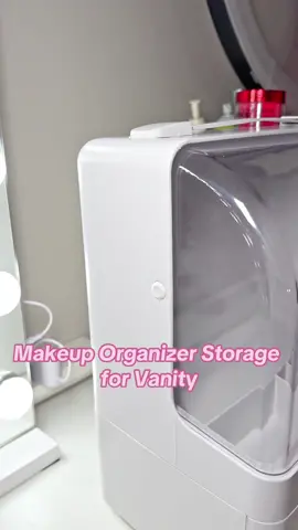 Makeup organizer storage for vanity  #makeuporganizer #makeuporganization  #makeupvanity #vanityroom 