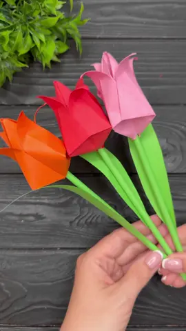 Easy Gift for Mother's Day  #origami  #papercraft #paperflower #diyproject #diyflower #mothersday #giftideas #gift 