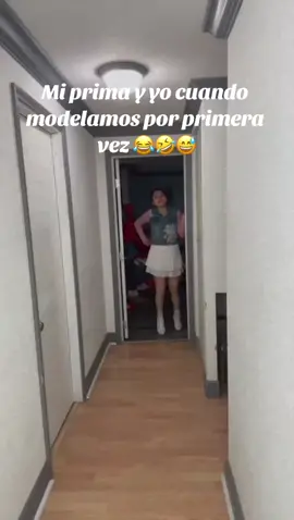 Notras modelando por primera vez ñ🤣🤣#humor🤣🤣 #fypシ゚viral 