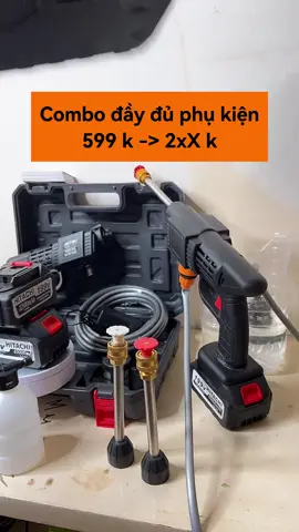 Combo máy rửa xe 2xx #xuhuong #viral #mayruaxe #giadungthongminh #uudaikhung #giadungtienich 