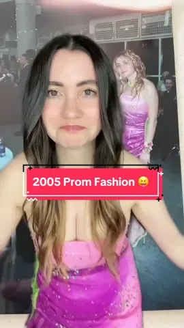 I wonder if this will come back into style with Gen Z? 😅👗 #prom #promdress #promlook #prom2024 #millennial 