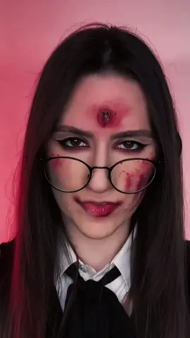 ⚠️Fake Blood⚠️ Human Alastor🩸📻🦌 #hazbinhotel #alastor #alastorhazbinhotel #humanalastor #makeup 