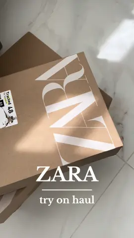 zara new in 🤍 #zara #zarahaul #tryonhaul #zaranewin #zaranewcollection #zaraspringsummer #summeroutfitinspo #outfitinspo #fyp 