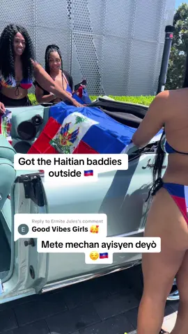 Replying to @Ermite Jules classic car , haitian baddies and good vibes 😌👏🏽🇭🇹 im ready for haitian flag day #fyp #haitiangirl #haitianamerican #haitianheritagemonth #haitianflagday #haitiangirlcheck🇭🇹😊😍 #1804 #carribean #carribeantiktok #islanders #haitiangirls 