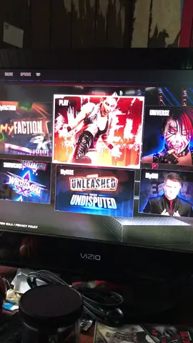 Main menu of wwe2k24 yeet