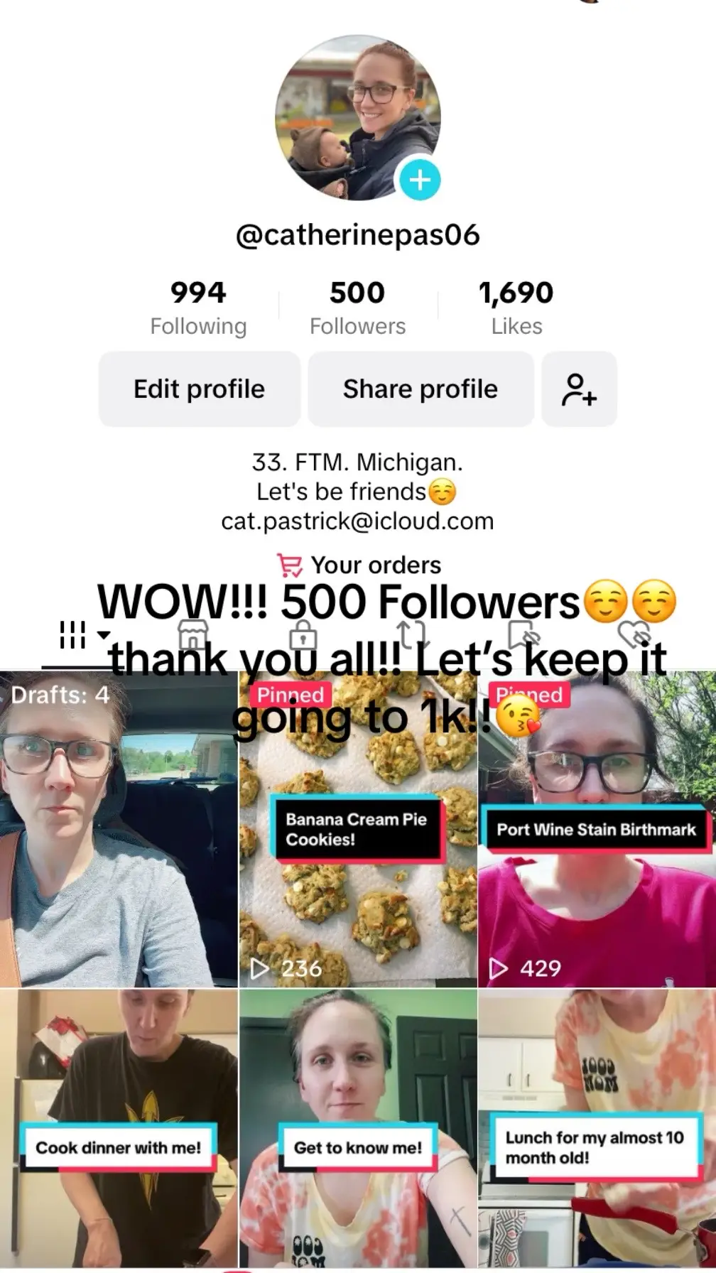 Lets keep it going!! 1k goal!! #goals #followers➕ #fyp #fypage #fypシ゚viral #foryou