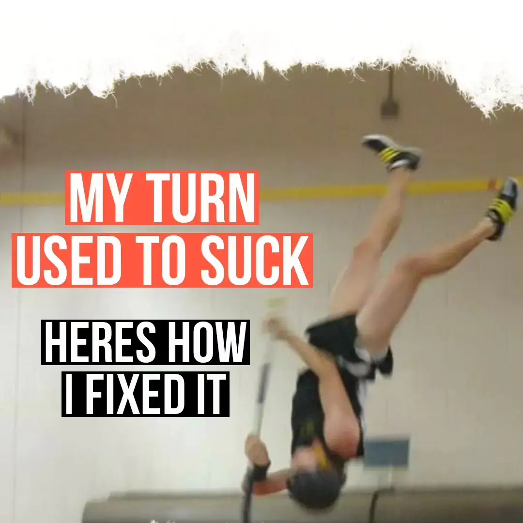 Heres what was happening. I was so focused on the invert that the turn happened late. If you look at the pictures, the force road from the pole is the blue arrow. The red arrow my vaulter car was two thirds in the ditch.  The energy from the pole was going one direction and I was going a different direction...shoot. At the time I didn't know what was happening but when I Started working with Steve and Caroline White they gave me a series of drills I have in my book that I call The Caroline White Series.  If I'm being honest, I had to put my ego aside for 3 weeks as the MN Gopher girls made fun of me for not being able to do these 1st grade pv skills. But over time I was able to figure them out and transfer the skills to bigger poles and longer runs.  The cue that helped the most was to keep my right hand on my right leg to keep my pv car on the force road. Low and behold, my turn became sooner, I had more control of the pole,  I had more control of my body in flight, and more bars stayed up! It was a tweak to my pole vault order of operations to start the turn sooner that miraculously improved my vaulting. Maybe it'll help yours! Give it a try! For more head over to Team-Hoot.com! #teamhoot #polevault #polevaulter #polevaulting #trackandfield #athletics #vaulter #vaulting #coach #coaching #athletic #sports