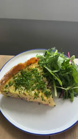 ham and cheese quiche!
