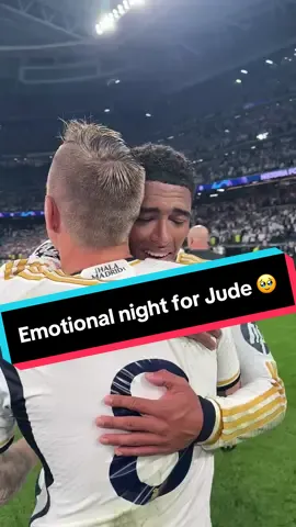 An emotional night for Jude #Bellingham ✨ #UCL #RealMadrid 