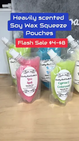 Get them before thier gone! #squeezablewax #squeezables #WCC #allnatural #fypシ #candleshop #SmallBusiness #waxmelts 