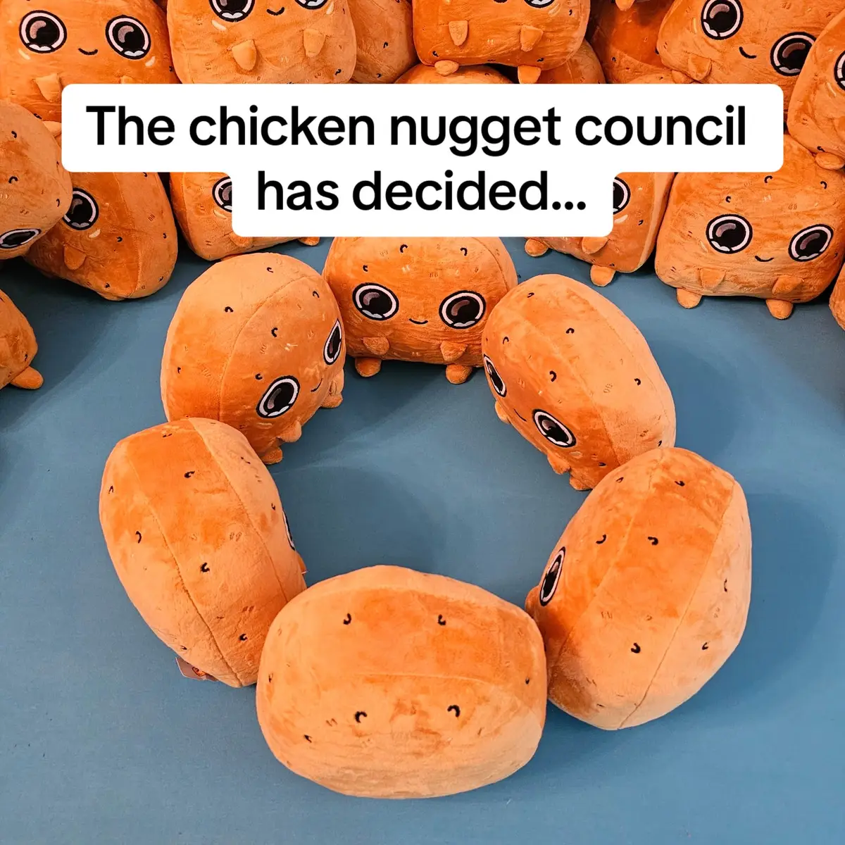 They have spoken ✨ #relatable #therapy #stressed #chickennugget #sadnuggie #anxious #imfine 