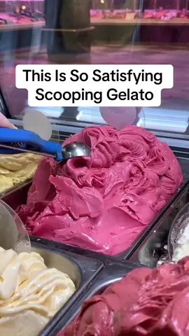 Satisfying Gelato 🍨#gelato #IceCream #gelatoitaliano #scooping #satisfying #oddlysatisfying #fyp   