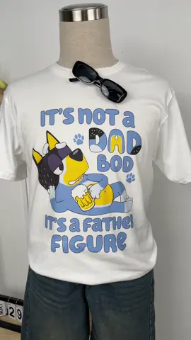 Father’s Dad Gifts Idea #blueyshirts #funnygraphictees #bluey #blueytok #blueyedit #dadshirt #bandit #cartoon #FathersDay 