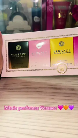 Kit de 5 Minis perfumes Versace 🩷🩵🤍 5ML Lps.2,700.00 Envíos a nivel Nacional 🚚 📲3214-5119 #regaloparamama #tiktok #perfumeoriginal #parati #minis #versace 