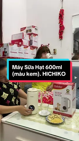 Máy sữa hạt HiChiKo ( HC-3503 ) 600ml, có chức năng, nấu nước Đỗ xanh + Hạt sen rất thơm ngon và tiện lợi #dangdiep26488 #dangdiep1988 #giaitritiktok #dogiadung 