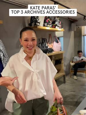 Calling all knick-knack connoisseurs! Dive into a treasure trove of timeless accessories handpicked by @Kate Paras-Santiago from our archival collection at Archives Salcedo. Discover her top 3 picks and elevate your accessory game today! #ArchivesShoppingParty #ArchivesHomme #ArchivesFemme #fyp #fypシ #fashiontiktok 