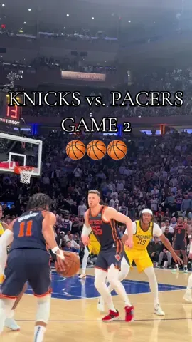 Knicks vs Pacers Game 2 🏀🎉 #knicks #knicksnation #nbaplayoffs #jalenbrunson #joshhart 