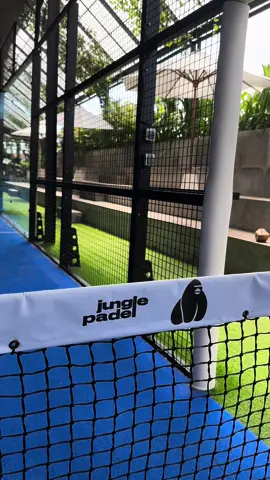 Step into the tropical vibe of @Jungle Padel ! Experience electrifying action and top-notch skills on the court. 🌴🎾  #PadelJungle #Sport #bali #stayin #padel 