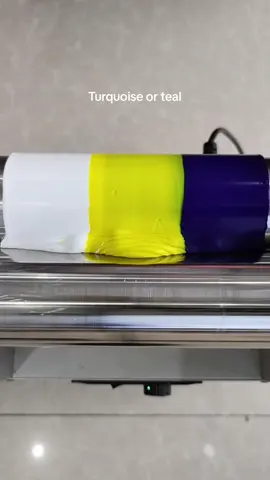 White,yellow and blue mixing,guess the color,turquoise or teal #satisfying #relaxing #colors #colormixing #guessthecolor #oddlysatisfying #usa_tiktok 