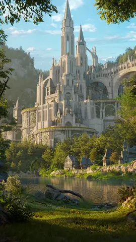Greenwood Castle  #blenderanimation #3danimation #castle 