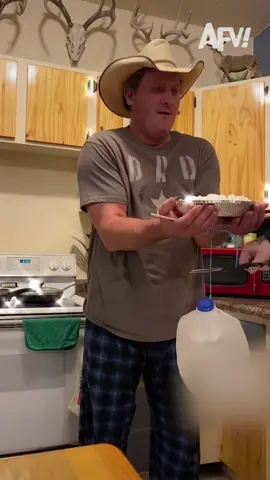 Whipped cream took the path of least resistance 😂 #afv #prank