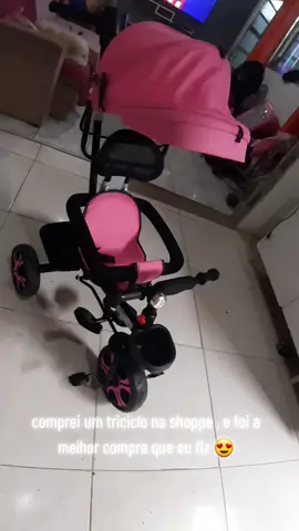#tricicloinfantil  #shoppe  facilita demais os passeios 