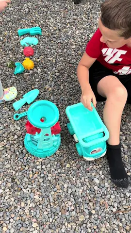 This beach toy set is so cute!! We will be using it in our rocks this summer!! Check it out below!!! Why is my kid in his socks!!?? 🫣 #beachtoys #sandbox #toddlertoys #toddersoftiktok #kidsoftiktok #toddlerplay #toddlerplayideas #MomsofTikTok #sensory #sensoryactivities 