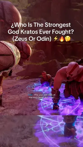 @Kronoxbtw ¿Who Is The Strongest God Kratos Ever Fought? (Zeus Or Odin) ⚡️🔥🤔 - God Of War Ragnarök After Valhalla. #godofwar #godofwarragnarok #gow #kratosgodofwar #gods #greek #kratos #vs #zeus #odin #gaming #GamingOnTikTok #fyp #fypツ #foryou #ps5 #viral #kronoxlol 
