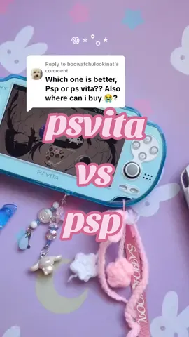Replying to @boowatchulookinat  There's a lot more to HOW they are different. But here's my take on which is better: the PSP or the PSVita ✨ Honestly if you have either of these you are winning 🌼🐰 #psp #moddedpsp #handheldgaming #psp3000 #retrogaming #psvita #moddedpsvita #psvitamodding #psvitagames #pspgames #playstation #nintendo #gameboyadvance 