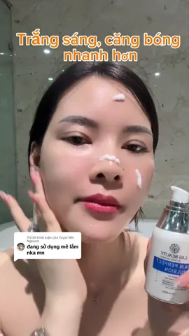 Trả lời @Tuyet Nhi Nguyen da trắng căng bóng nhanh hơn với 1 bước sữa dưỡng rong nho The High #suaduong1buocrongnho #truonghien #thehigh #