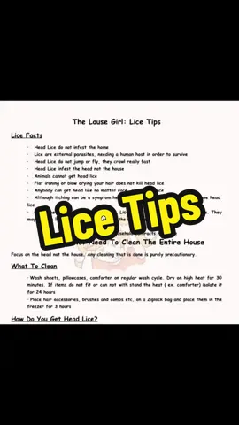 Facts about head lice l lice removal #foryou #lice #licetok #liceremoval #hair #dayinmylife 