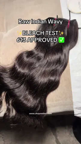 ✨TESTED, APPROVED, & TRUSTED ✅ ✅ My raw Indian hair can be bleached to 613‼️ Restock coming soon🥰www.shopmedeci.com LINK IN BIO